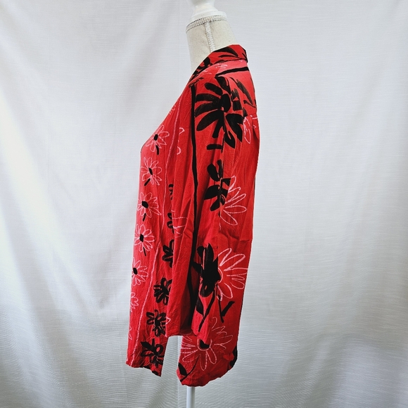 Jams World Vintage 80's Joli Hawaiian Buttondown Shirt size Small - Picture 6 of 11